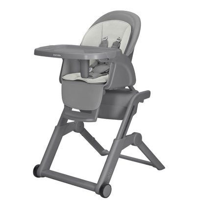 Scaun de masa cu leagan electric Carrello Alto CRL-10307 Solid Grey 3 moduri de leganare sezlong telecomanda melodii