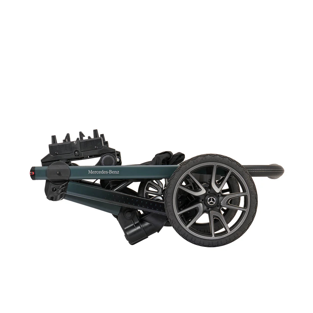 Carucior Mercedes-Benz Avantgarde GTX 3 in 1 Verde Silber (611), scaun auto Römer Baby-Safe Harbor Blue