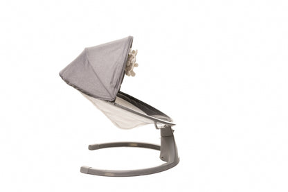 Leagan electric cu telecomanda 4Baby Rock'n Relax Gri, max. 9 Kg, telecomanda, 5 viteze, 12 melodii, timer, USB