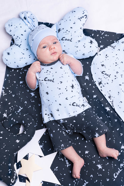 Romper de bumbac cu maneca scurta (185152) Nicol "Maks"