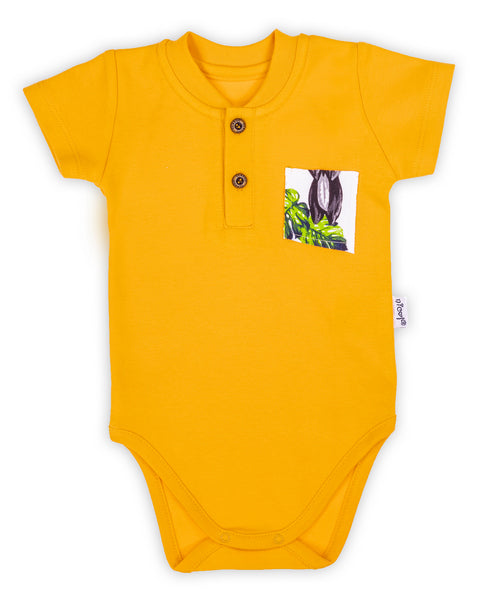 Body de bumbac cu maneca scurta (186095) Nicol "Tukan"