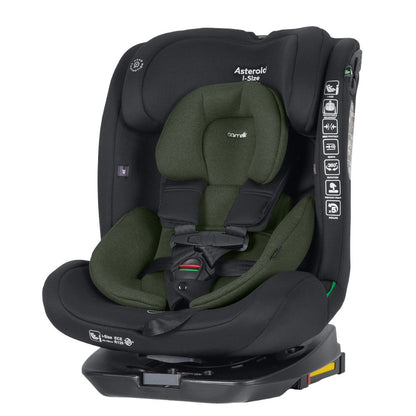 Scaun auto rotativ Carrello Asteroid (CRL-17001) Hunter Green 40-150 cm i-Size scaun-auto