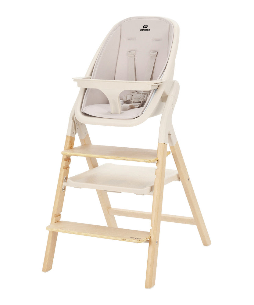 Scaun de masa cu sezlong Carrello ERGO (CRL-16701) 4 in 1 Sugar Beige