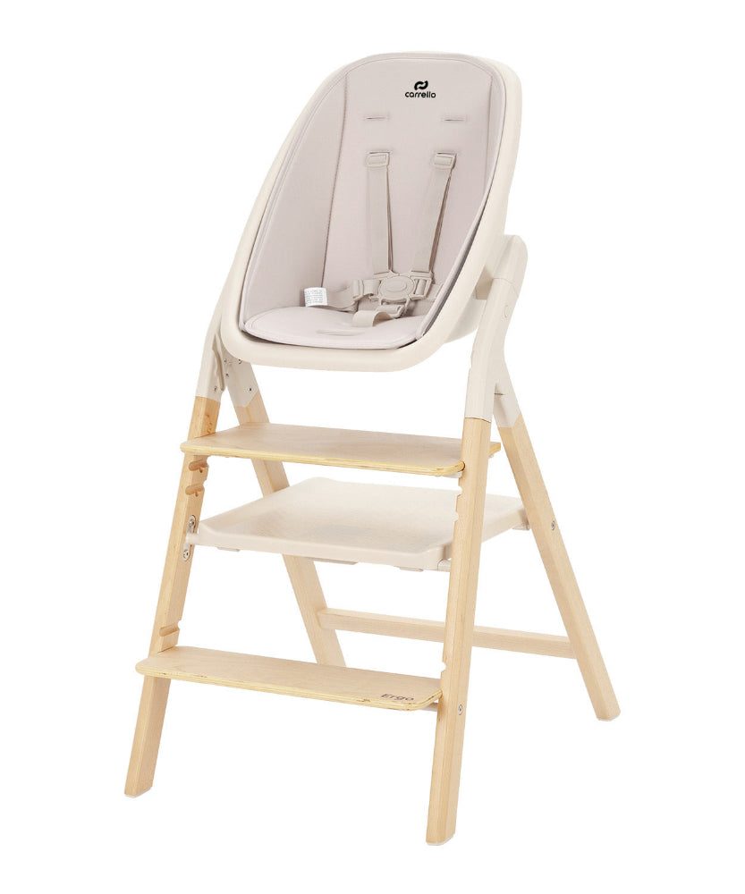 Scaun de masa cu sezlong Carrello ERGO (CRL-16701) 4 in 1 Sugar Beige