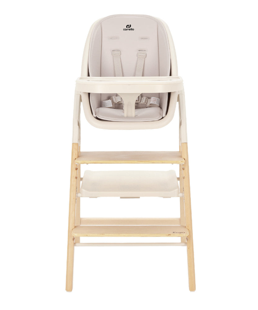 Scaun de masa cu sezlong Carrello ERGO (CRL-16701) 4 in 1 Sugar Beige