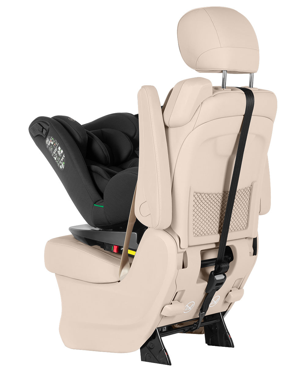 Scaun auto rotativ 360° Carrello Unity Harmony Beige i-SIZE 40-150 cm SPS Top Tether ISOFIX scaun-auto
