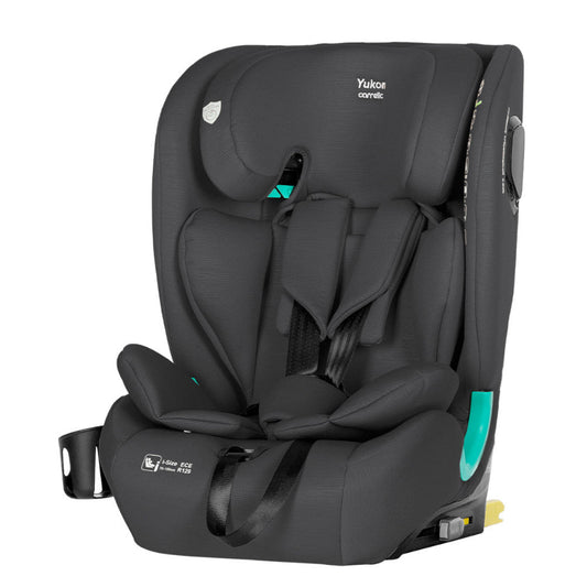 Scaun auto Carrello Yukon I-Size 76-150 cm Isofix 2 pozitii de inclinare Top Tether Deepwater Grey scaun-auto