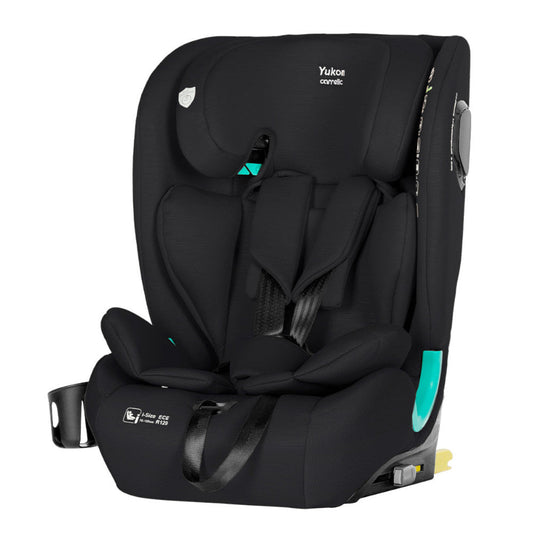 Scaun auto Carrello Yukon I-Size 76-150 cm Isofix 2 pozitii de inclinare Top Tether Midnight Black scaun-auto
