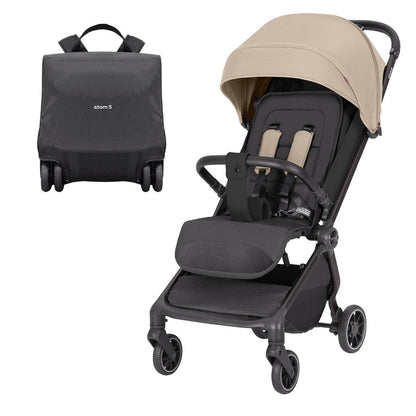 Carucior sport compact Carrello Atom S bagaj de mana in avion roti de cauciuc pliere automata max. 22 kg protectie SPF