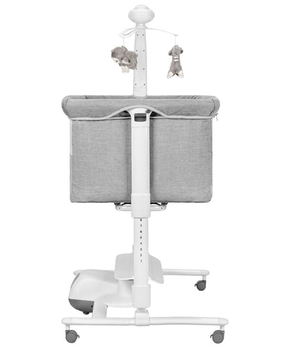 Patut leagan electric Carrello Bloom Anchor Grey 85x50 cm cu senzor de miscare telecomanda 7 moduri de leganare 5