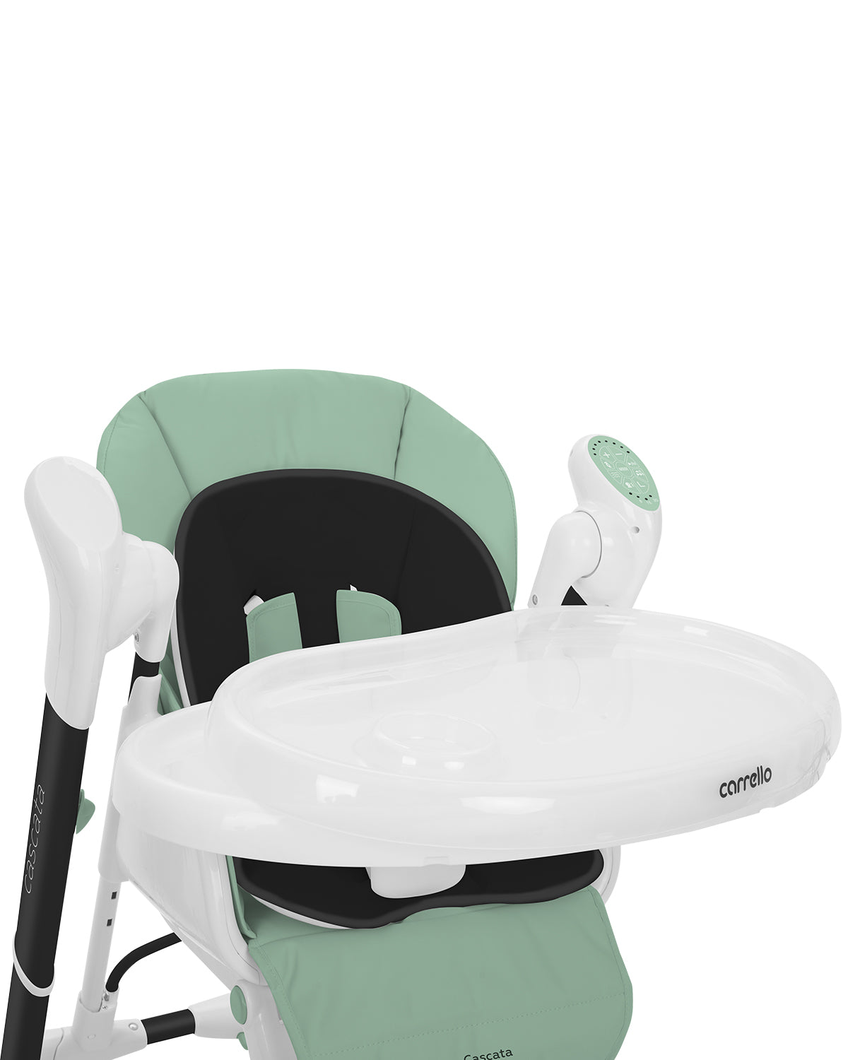 Scaun de masa si leagan electric Carrello CASCATA (CRL-10303/1) Tropical Green, controlabil prin aplicatie pe mobil