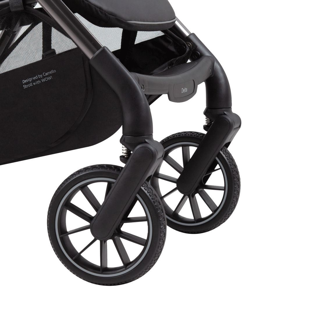 Carucior sport (max. 22 Kg) cu roti de cauciuc, pliere automata, protectie UV 50, Carrello DELTA Rose Pink