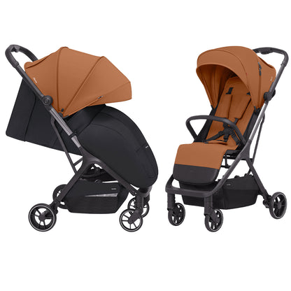 Carucior sport Carrello Nova CRL-5521 Tangelo Orange, pliere automata, compact, max. 22 kg