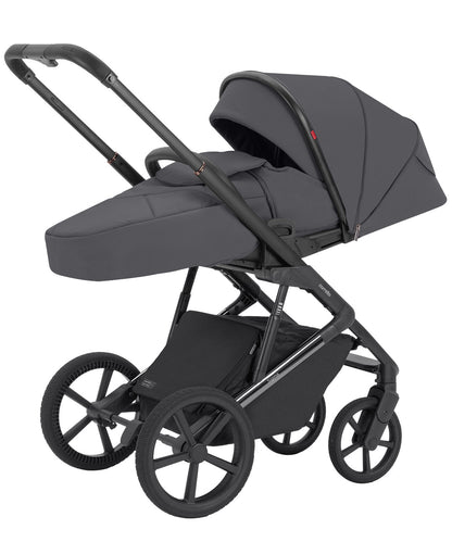 Carucior 2 in 1 Carrello Sigma CRL-6523 Club Grey, reversibil, suspensie pe cadru, functie troller