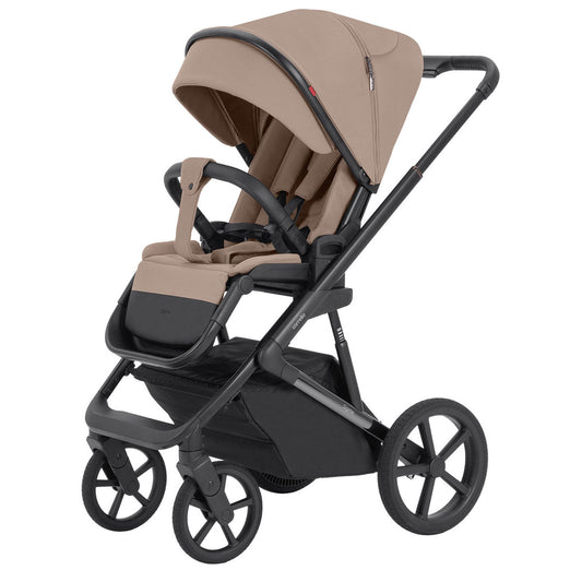 Carucior 2 in 1 Carrello Sigma CRL-6523 Fresh Beige, reversibil, suspensie pe cadru, functie troller
