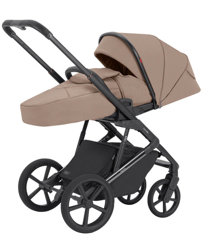 Carucior 2 in 1 Carrello Sigma CRL-6523 Fresh Beige, reversibil, suspensie pe cadru, functie troller