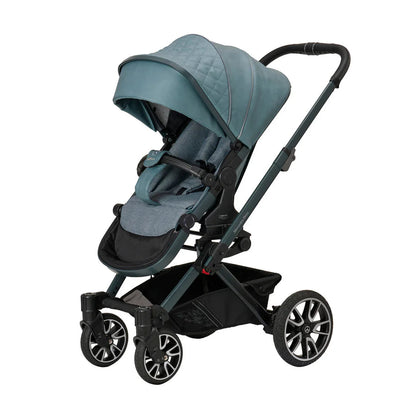Carucior Mercedes-Benz Avantgarde GTX 3 in 1 Verde Silber (611), scaun auto Römer Baby-Safe Harbor Blue