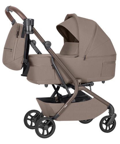 Carucior copii 2 in 1 Carrello Magia CRL-6655 Cocoa Beige, compact, max. 22 Kg, dimensiuni bagaj de mana