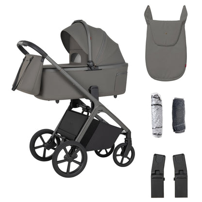 Carucior copii 2 in 1 Carrello Vector F (CRL-6700) Calm Green, cu landou pliabil