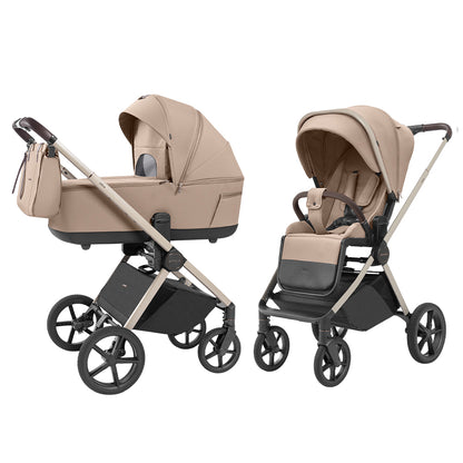 Carucior copii Carrello Ultra (CRL-6527) 2 in 1 Floral Beige
