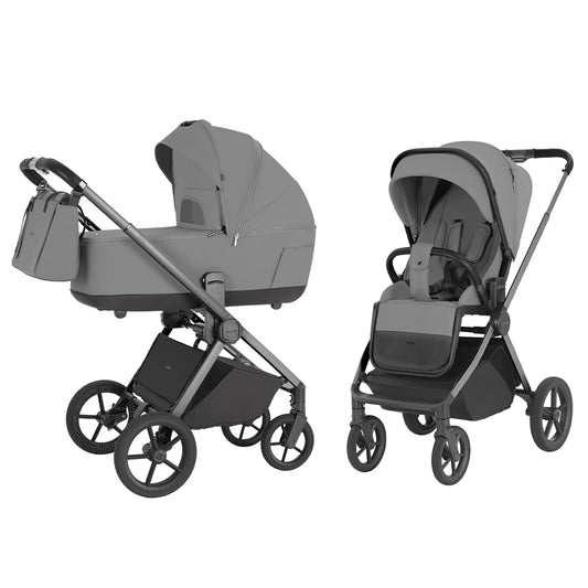 Carucior copii Carrello Ultra (CRL-6527) 2 in 1 Silk Grey