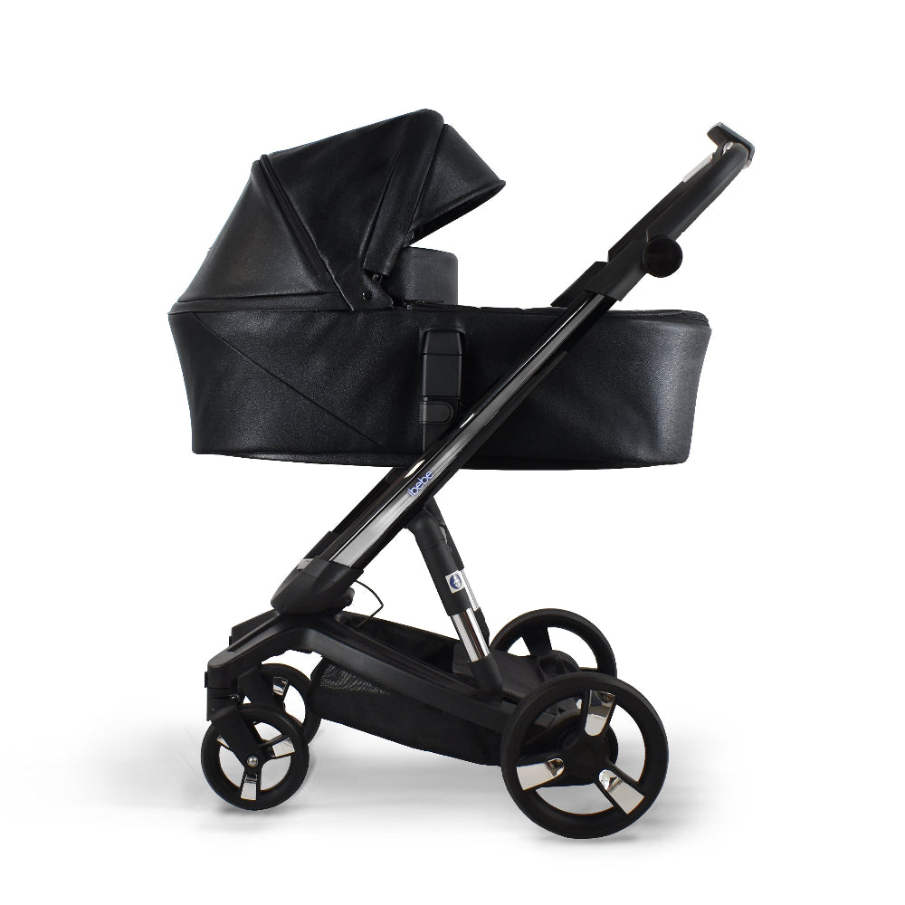 Carucior electric Ibebe iSTOP & DRiVE 2 in 1 Piele ecologica Crocodile Leather ECO (ISD26) Cybex Platinum e-Priam