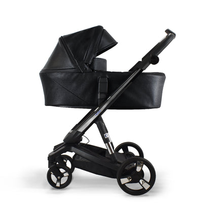 Carucior electric Ibebe iSTOP & DRiVE 2 in 1 Piele ecologica Crocodile Leather ECO (ISD26) Cybex Platinum e-Priam