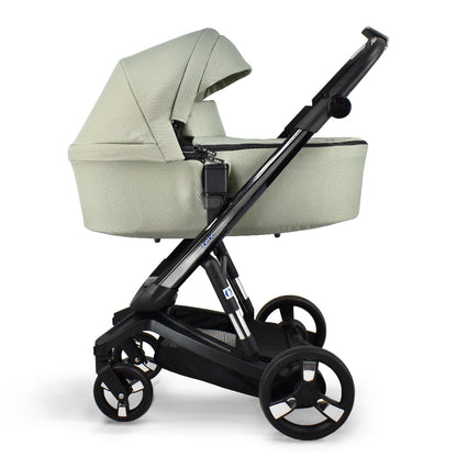 Carucior electric Ibebe iSTOP & DRiVE 2 in 1 Textil Menta (ISD107)