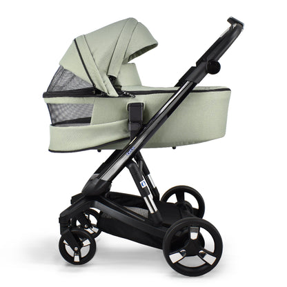 Carucior electric Ibebe iSTOP & DRiVE 2 in 1 Textil Menta (ISD107)