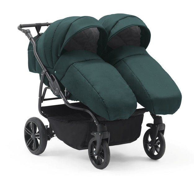 Carucior gemeni 3 in 1 Nativo Gemini Khaki/Negru