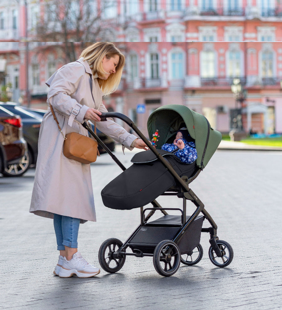 Carucior sport premium compact max. 22 Kg protectie UV UPF 50 invelitoare picioare Carrello Alfa CRL-5508 Midnight