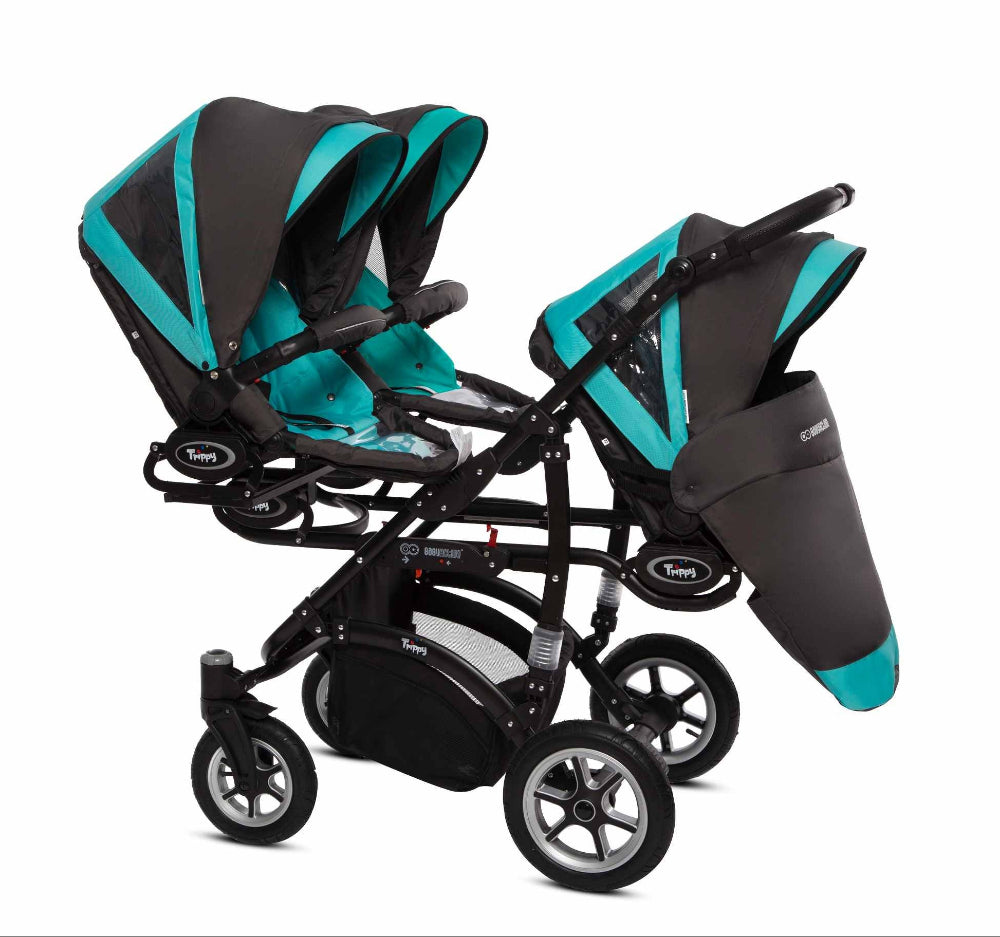 Carucior tripleti 3 in 1 Babyactive Trippy
