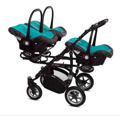 Carucior tripleti 3 in 1 Babyactive Trippy