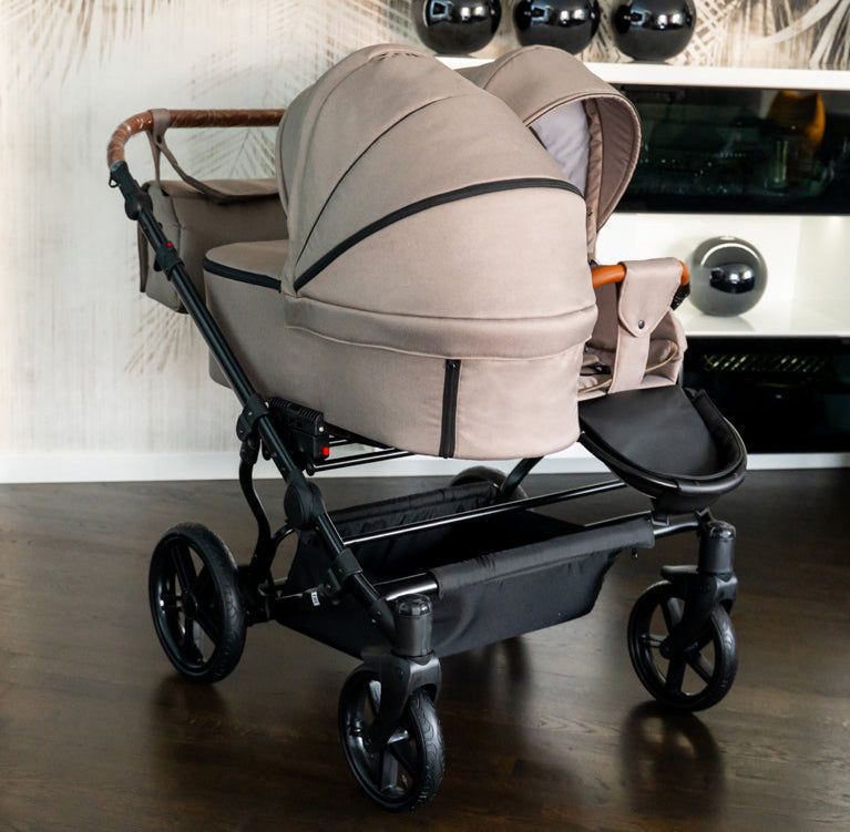Carucior pentru gemeni Adbor Duo Lux Bej carucior-gemeni