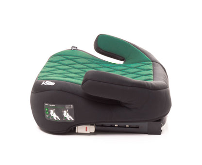 Inaltator Isofix 4Baby Hi-Fix 125-150 cm Verde Inchis, I-Size, conectori reglabili