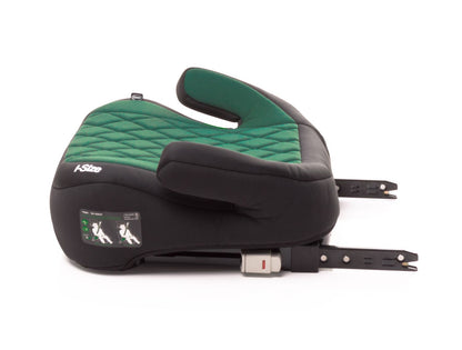 Inaltator Isofix 4Baby Hi-Fix 125-150 cm Verde Inchis, I-Size, conectori reglabili