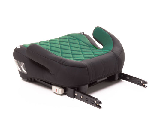 Inaltator Isofix 4Baby Hi-Fix 125-150cm Verde Inchis, I-Size, conectori reglabili