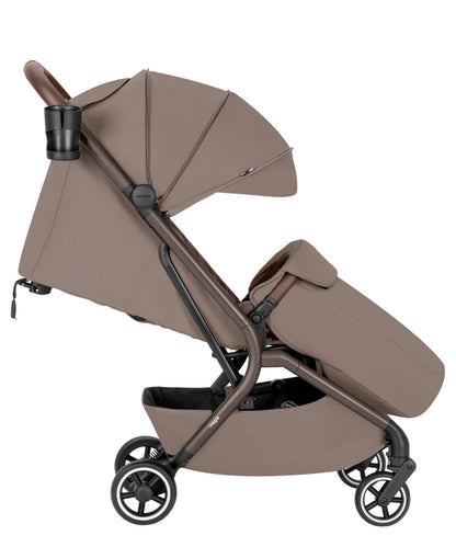 Carucior copii compact Carrello Magia CRL-6555 2 in 1 Spice Beige, max. 22 Kg, dimensiuni bagaj de mana