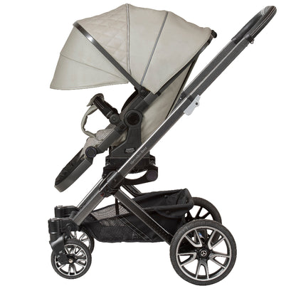 Carucior Hartan Mercedes-Benz Avantgarde GTX 3 in 1 Opalith (715), scaun auto Römer Baby-Safe Pro Soft Taupe