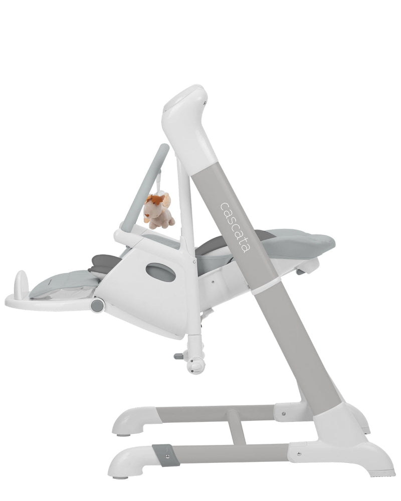 Scaun de masa si leagan electric Carrello CASCATA (CRL-10303/1) Space Grey, controlabil prin aplicatie pe mobil