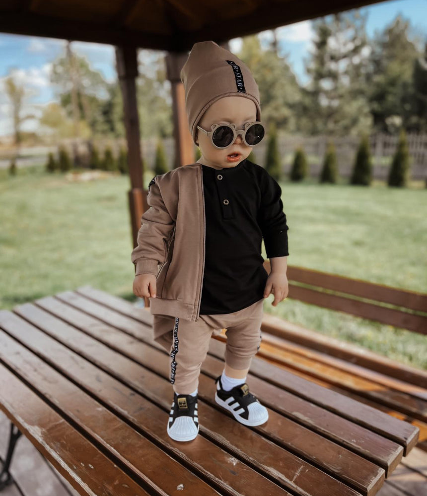 Pantalon de trening bumbac (182273) Nicol "Star" Maro