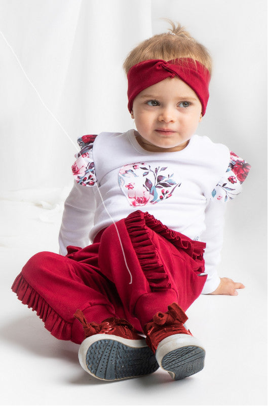 Pantalon de trening de bumbac (180274) Nicol "Kate" Visiniu