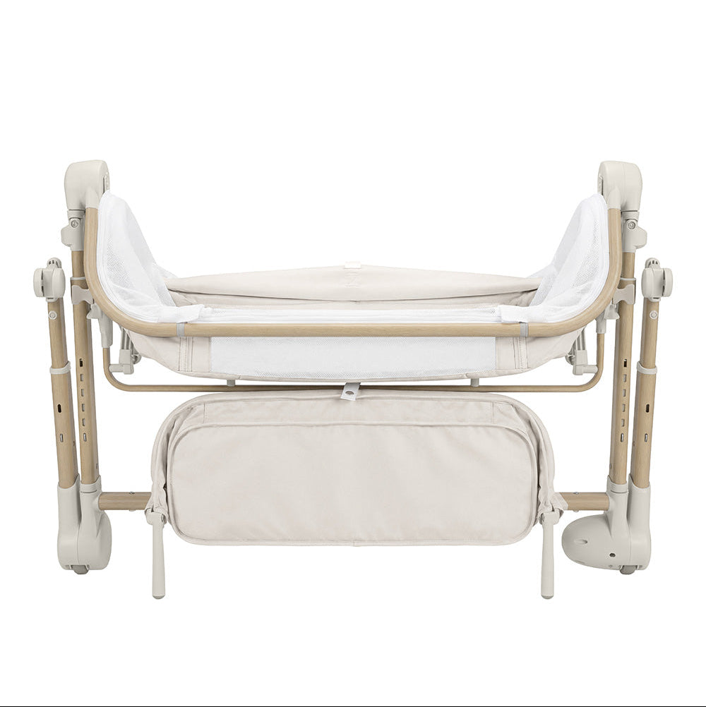 Patut electric co-sleeper pliabil Carrello Salsa (CRL-16507) Cremio Beige, 0-6 luni, 9 Kg