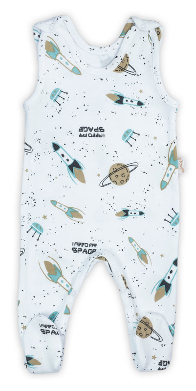 Romper cu botosei de bumbac 100% (182023) Nicol "Star"