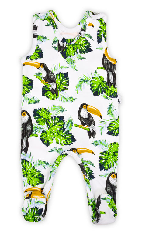 Romper de bumbac pentru bebelusi (186023) Nicol "Tukan"