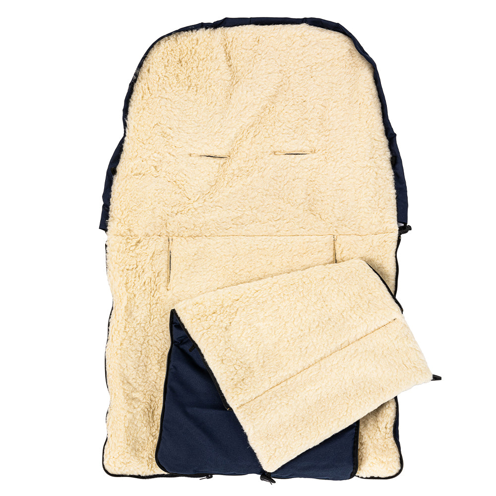 Sac de dormit impermeabil de lana Nativo Winter 95x40 cm Blumarin