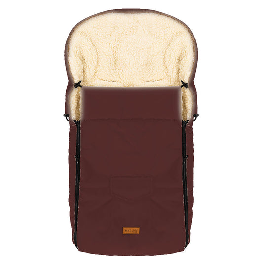 Sac de dormit impermeabil de lana Nativo Winter 95x40 cm Maro