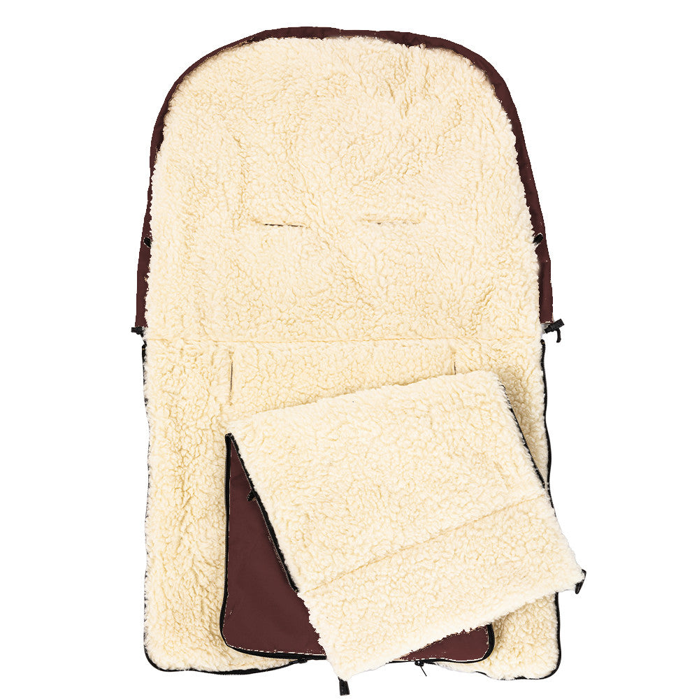 Sac de dormit impermeabil de lana Nativo Winter 95x40 cm Maro