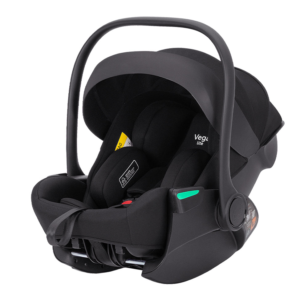 Scaun auto grupa 0+ Carrello VEGA Lite 40-87 cm I-Size Absolute Black, inclinare reglabila 