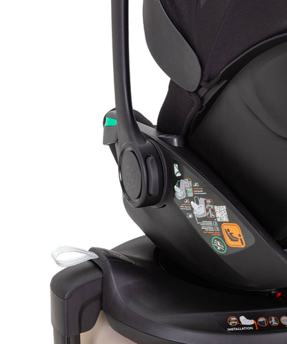 Scaun auto grupa 0+ Carrello VEGA Lite 40-87 cm I-Size Absolute Black, inclinare reglabila 